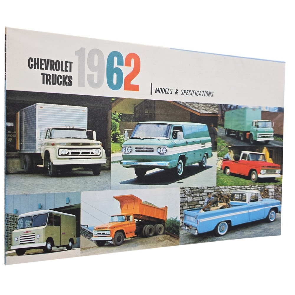 1962 Chevrolet Trucks Jobmaster Models & Specifications Brochure Catalog